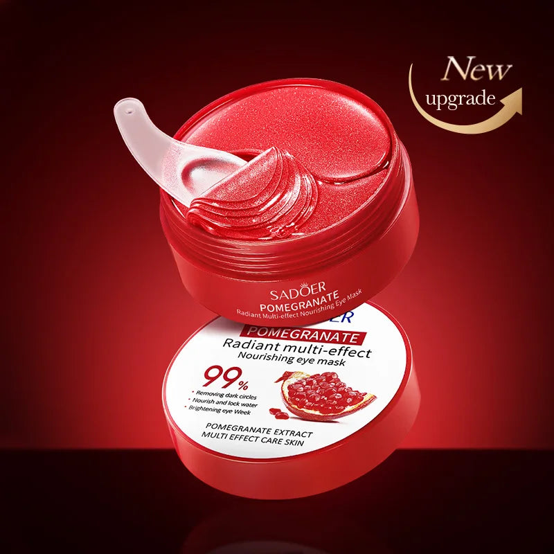 60 SADOER Red Pomegranate Collagen Eye Mask Skin Care