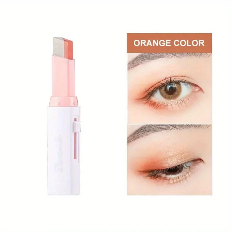 Two Color Gradient Eye Shadow Stick Three Dimensional Natural