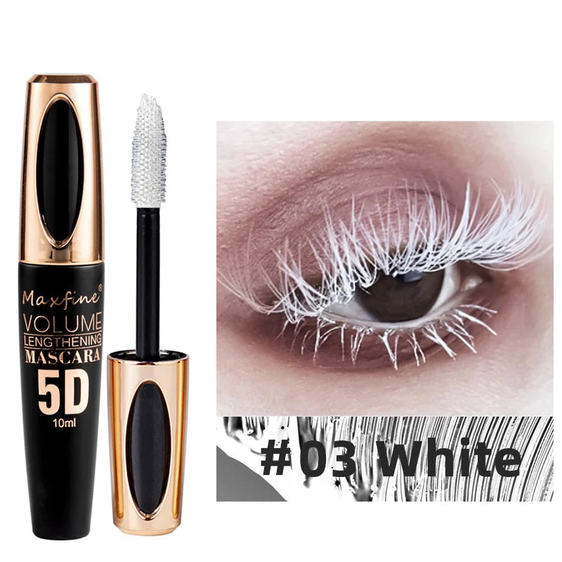 5D Silk Mascara with Big Eyes, Strong and Lasting Black Content