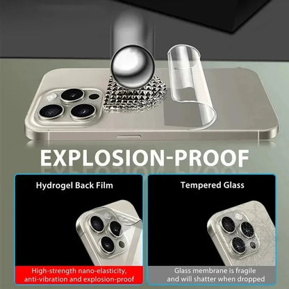 4Pcs Back Hydrogel Film for IPhone