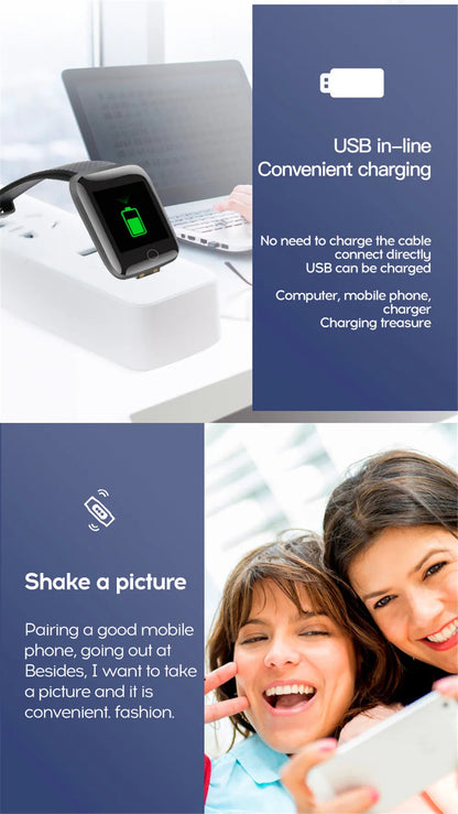 D13 Smart Watch For Men Women Kids