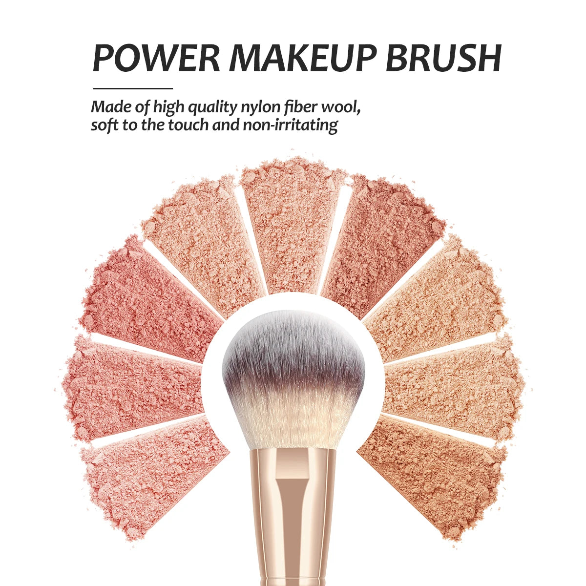 MAANGE 7 Makeup Brushes for Cosmetic Foundation Powder Concealer Blush