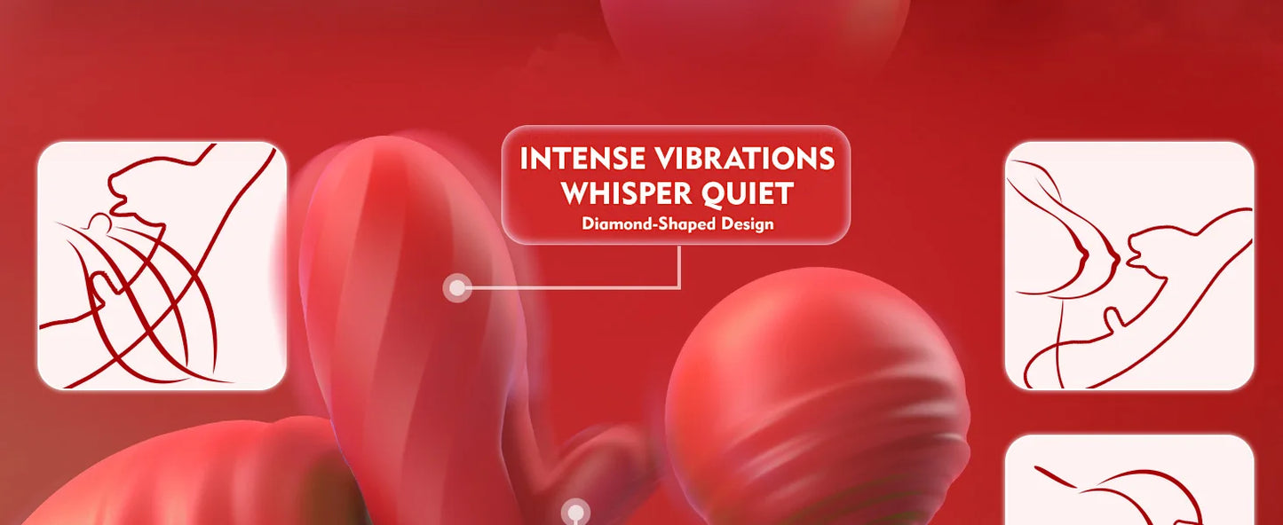 Tapping Flapping Vibrator for Women 2 In 1 Licking Machine Clitoris Stimulator G-Spot Dildos Vibrators Clit Sucker Adult Sex Toy
