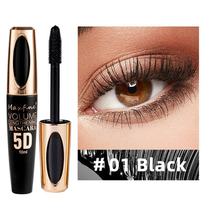5D Silk Mascara with Big Eyes, Strong and Lasting Black Content
