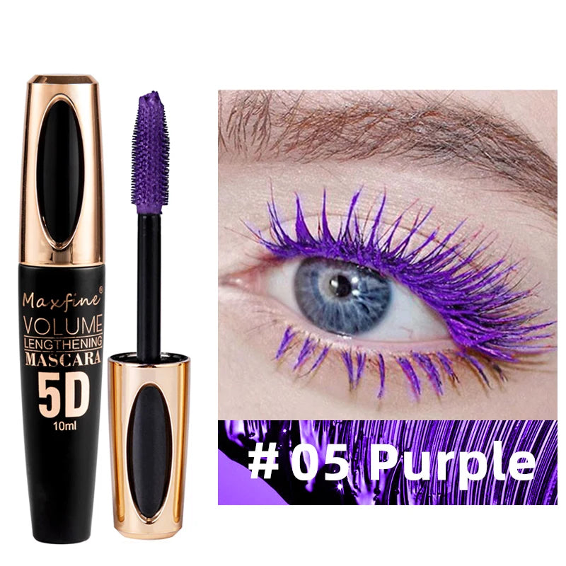 5D Silk Mascara with Big Eyes, Strong and Lasting Black Content