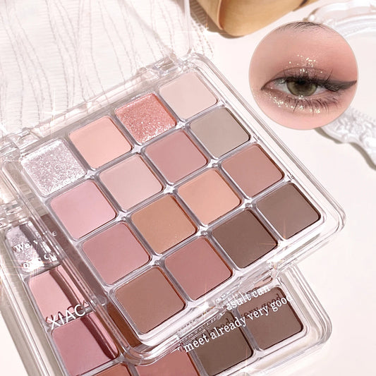 Sixteen-color sunset makeup eye shadow