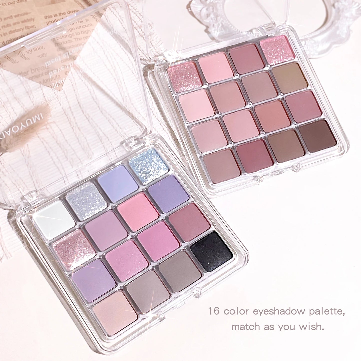 Sixteen-color sunset makeup eye shadow