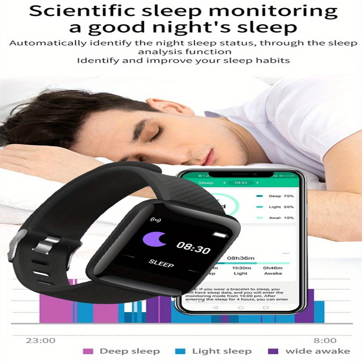 116Plus Sport Wristband Running Fitness Monitor