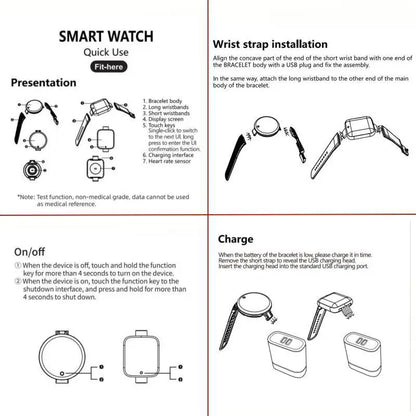 D13 Smart Watch For Men Women Kids