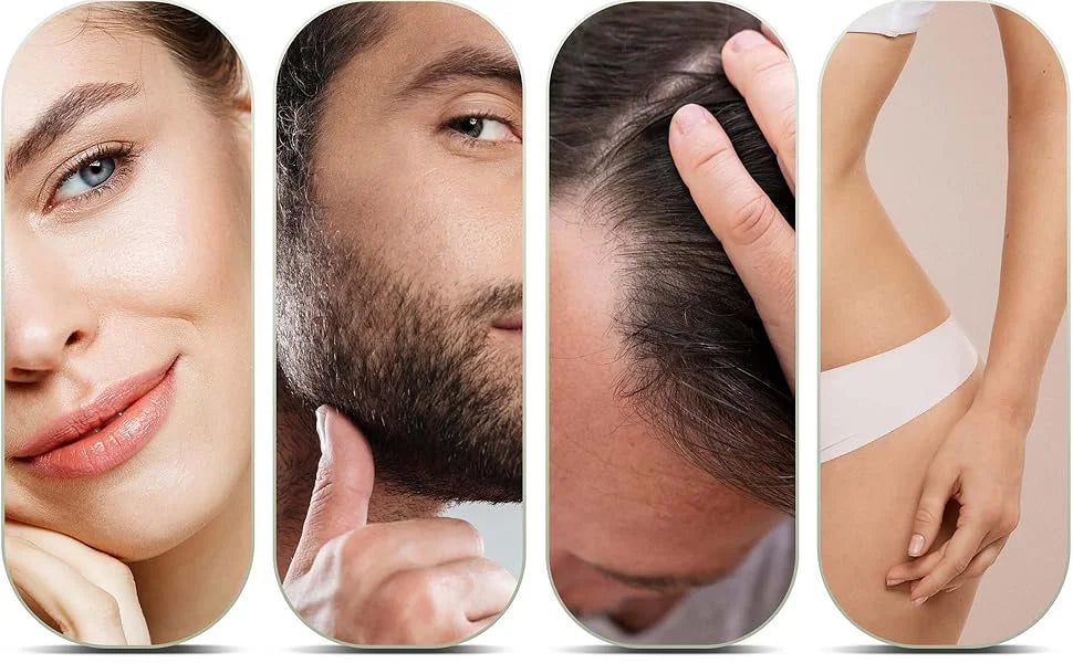 540 Needles for Facial Body Hair Growth Derma Roller for Skin Beard