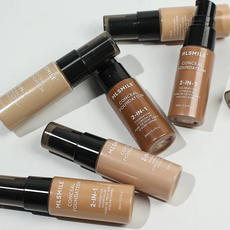 Face Foundation Cream Oil-Control Matte Professional Makeup