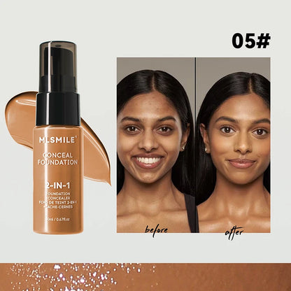 Face Foundation Cream Oil-Control Matte Professional Makeup