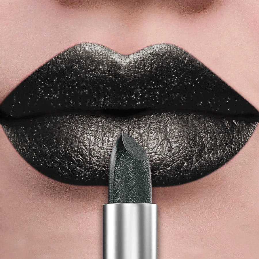 21Colors Bold & Intense Glitter Shiny Metallic Lipstick Pearlescent Lip Tint
