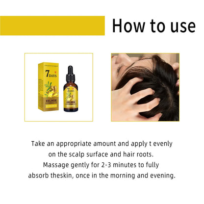 Ginger Hair Care Oil Roots Scalp Treatment