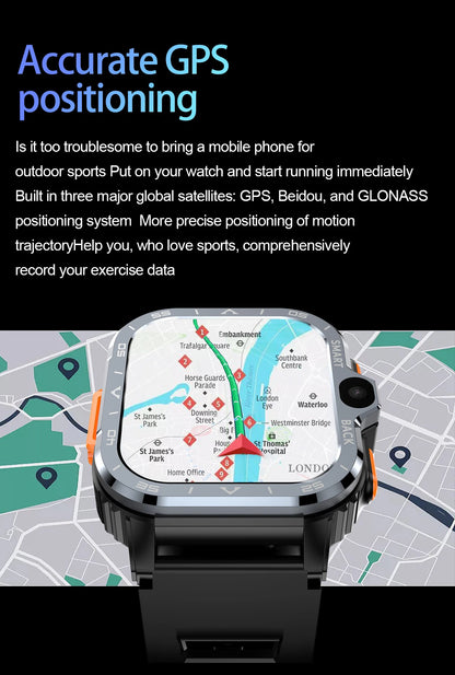 Valdus Smart Watch Men GPS 16G/64G ROM Storage 4G SIM Card WIFI