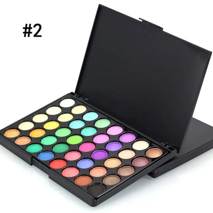 Colors Glitter Eyeshadow Palette Matte Waterproof Cosmetics Kit  MakeUp