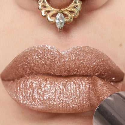 21Colors Bold & Intense Glitter Shiny Metallic Lipstick Pearlescent Lip Tint