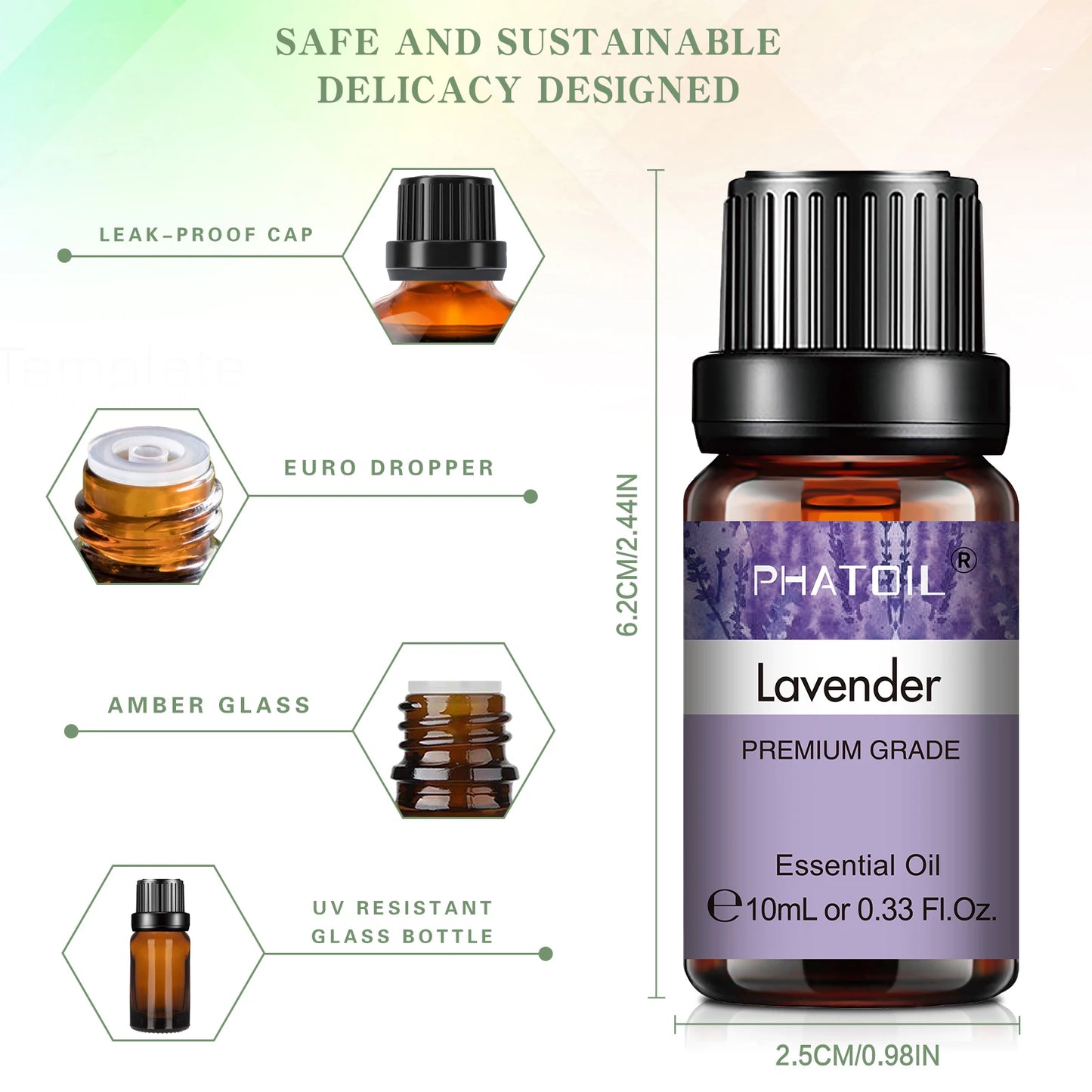 Camphor 10ml Essential Oils Pure Natural
