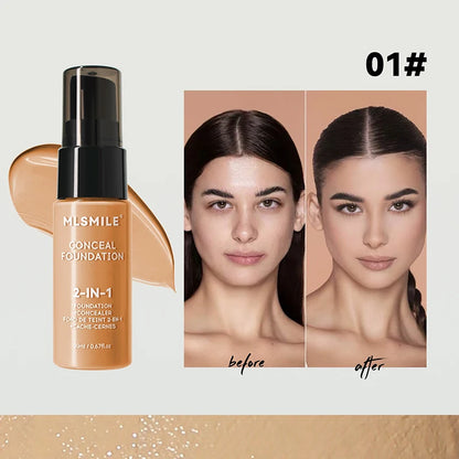 Face Foundation Cream Oil-Control Matte Professional Makeup