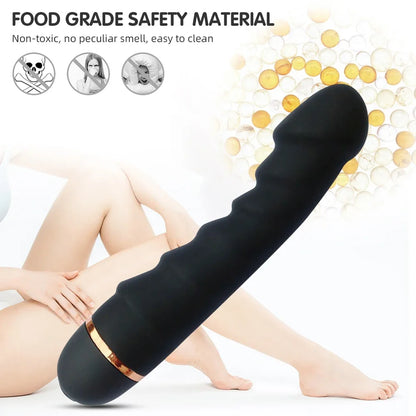 20 Modes Vibrator Soft Silicone Dildo