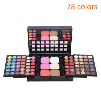 Colors Glitter Eyeshadow Palette Matte Waterproof Cosmetics Kit  MakeUp