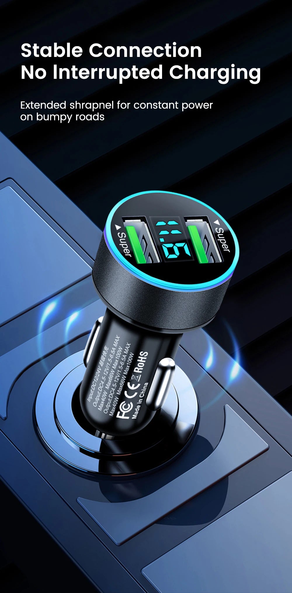 200W Car Charger