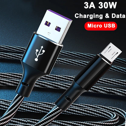 Micro USB Fast Charging Data Cable