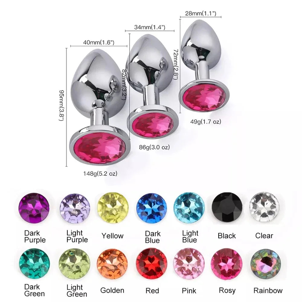 Metal Butt Plug Stainless Steel