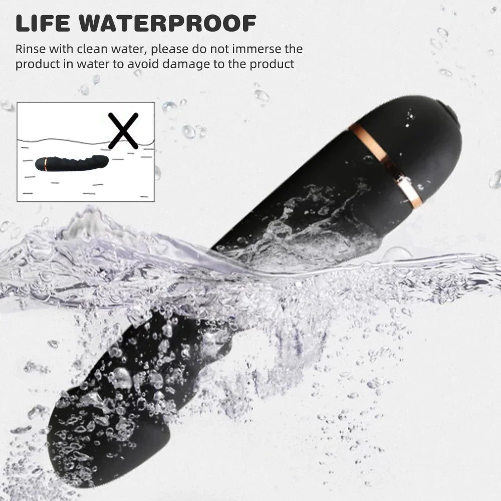 20 Modes Vibrator Soft Silicone Dildo