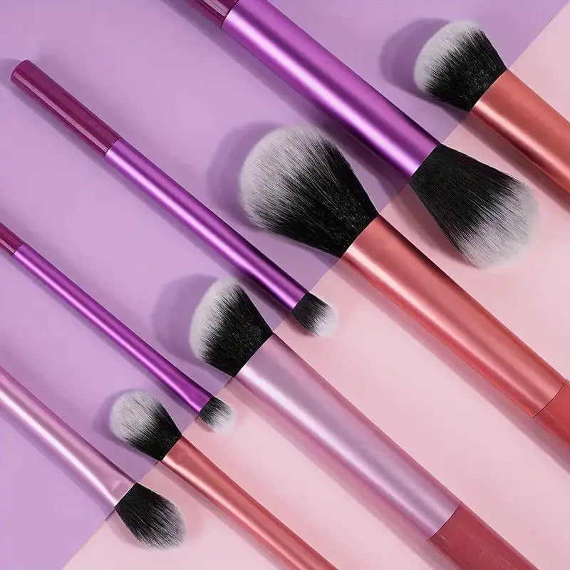 8 Pro Makeup Brush Set - Soft, Premium