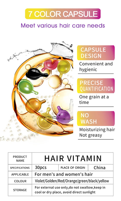 30 Capsules Anti Hair Loss Hair Vitamin
