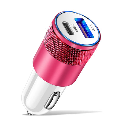 68W Dual USB Type C Car Charger
