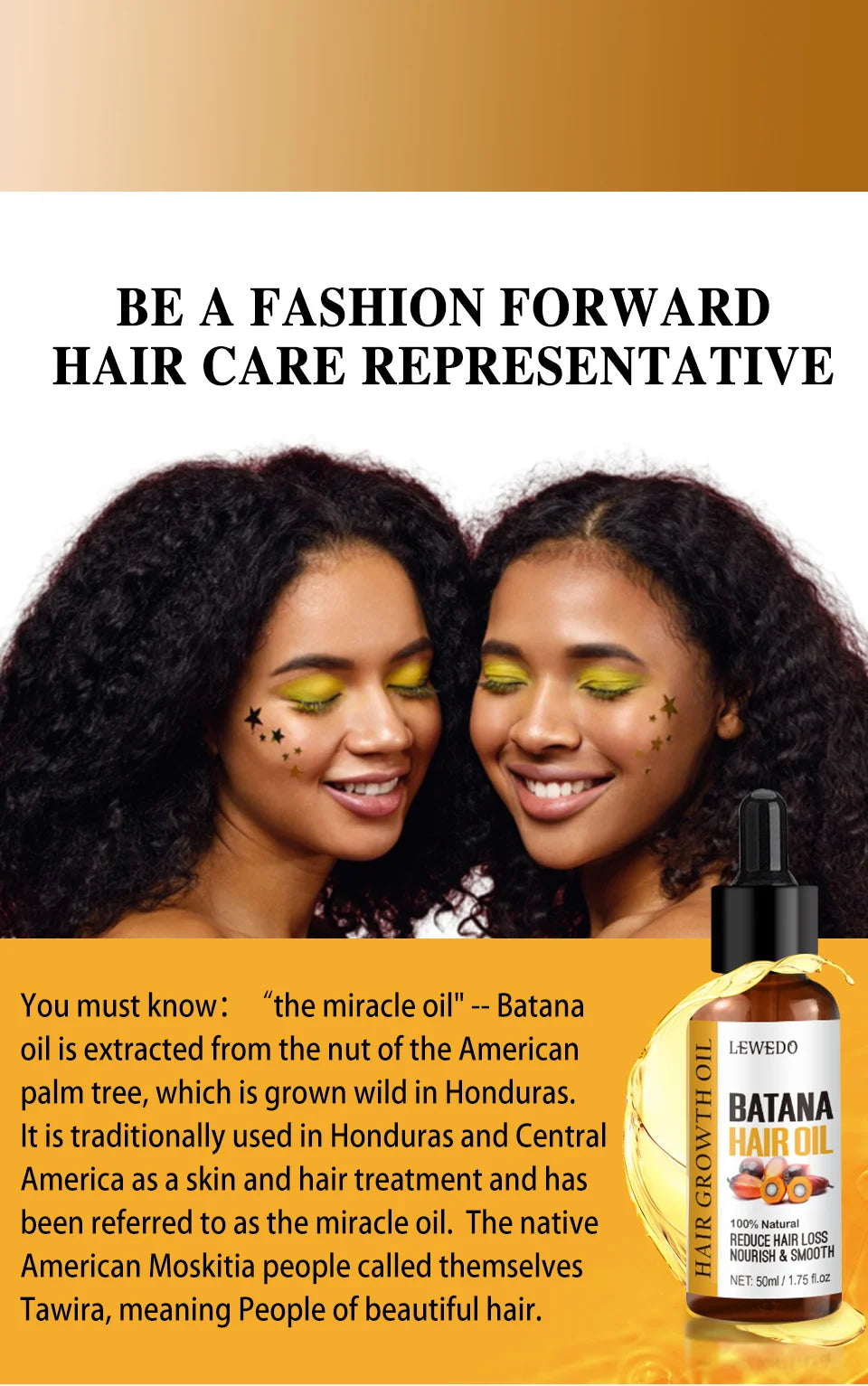 Lewedo Naturals Batana Oil Fast Hair Growth